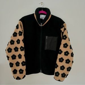 Sundae School Milk Tea Boba Tea Flower Fleece, Small